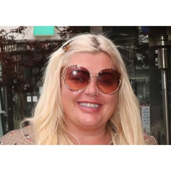 Gucci GG0595 Round Sunglasses Black Gray OS - Picture 5 of 16